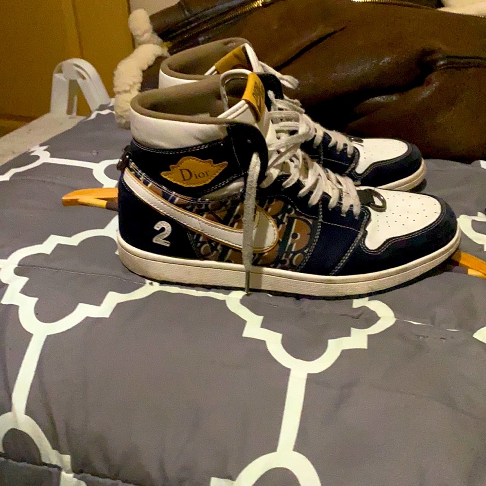 Dior Jordan ones with number 2